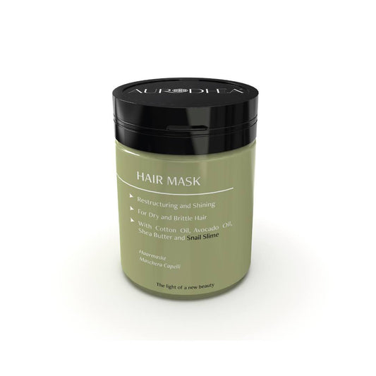 BV05B Haarmaske mit Schneckenschleim - 150 ml Angereichert mit Baumwollöl, Avocadoöl & Sheabutter